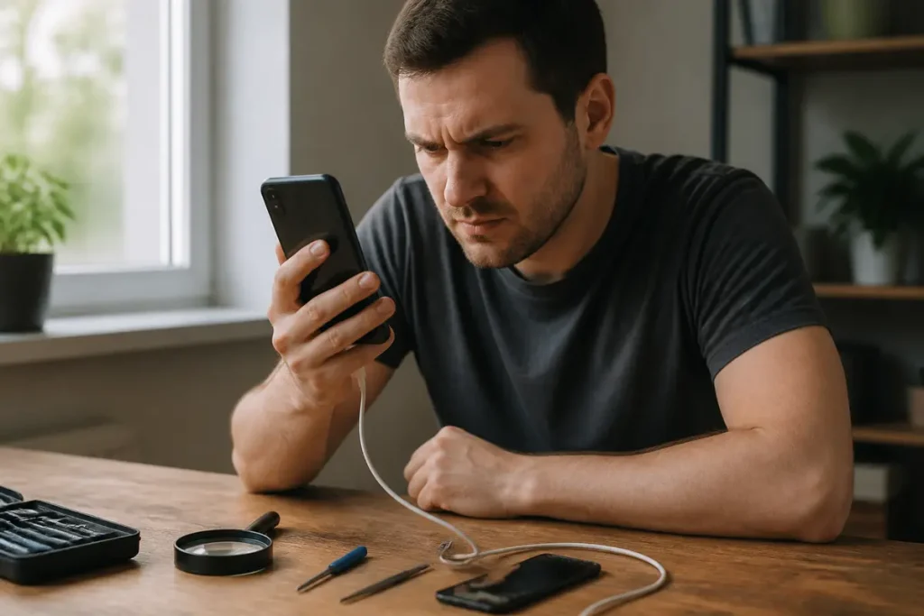 Pourquoi mon téléphone ne charge pas alors qu’il est branché ? Découvrez les solutions.