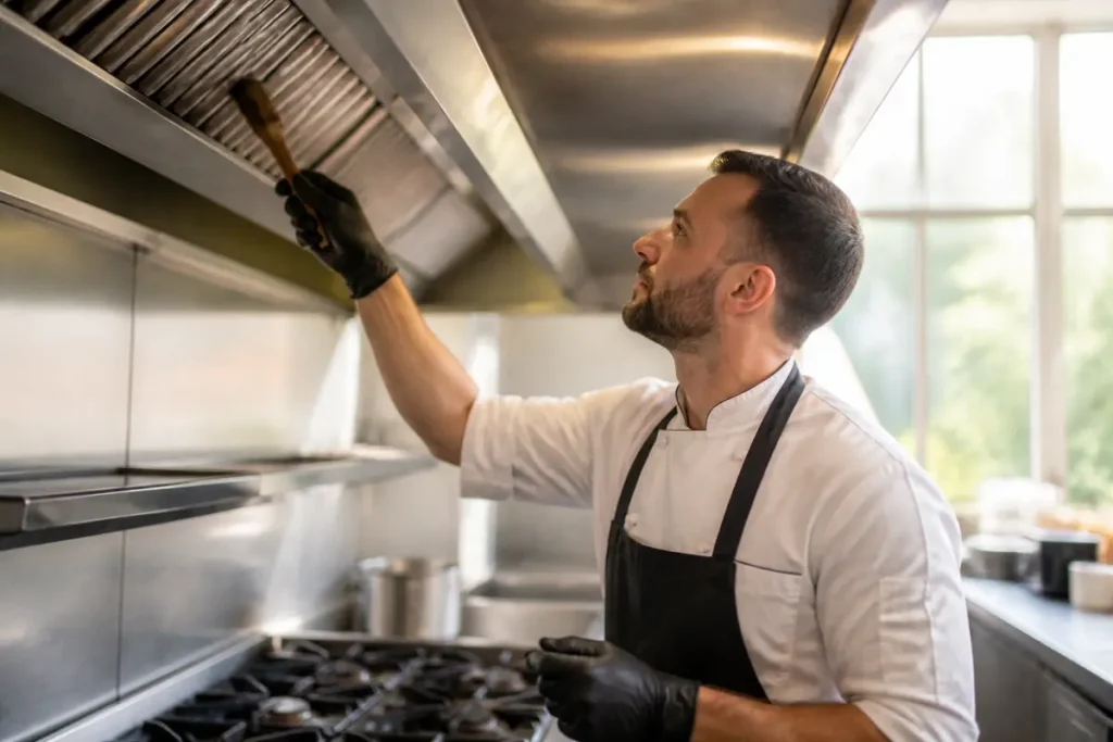 Réglementation nettoyage hotte cuisine professionnelle : les obligations essentielles